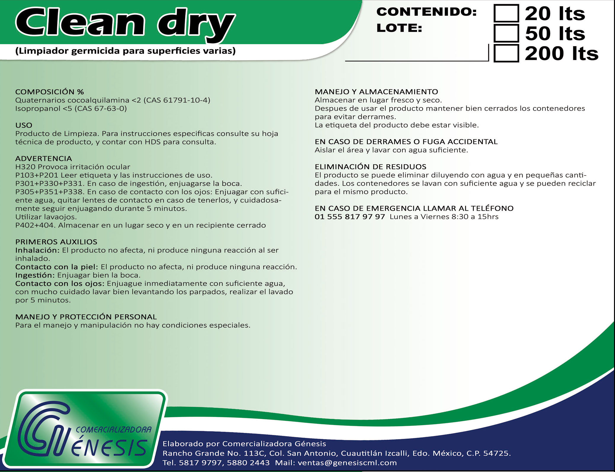 Clean dry Clean dry