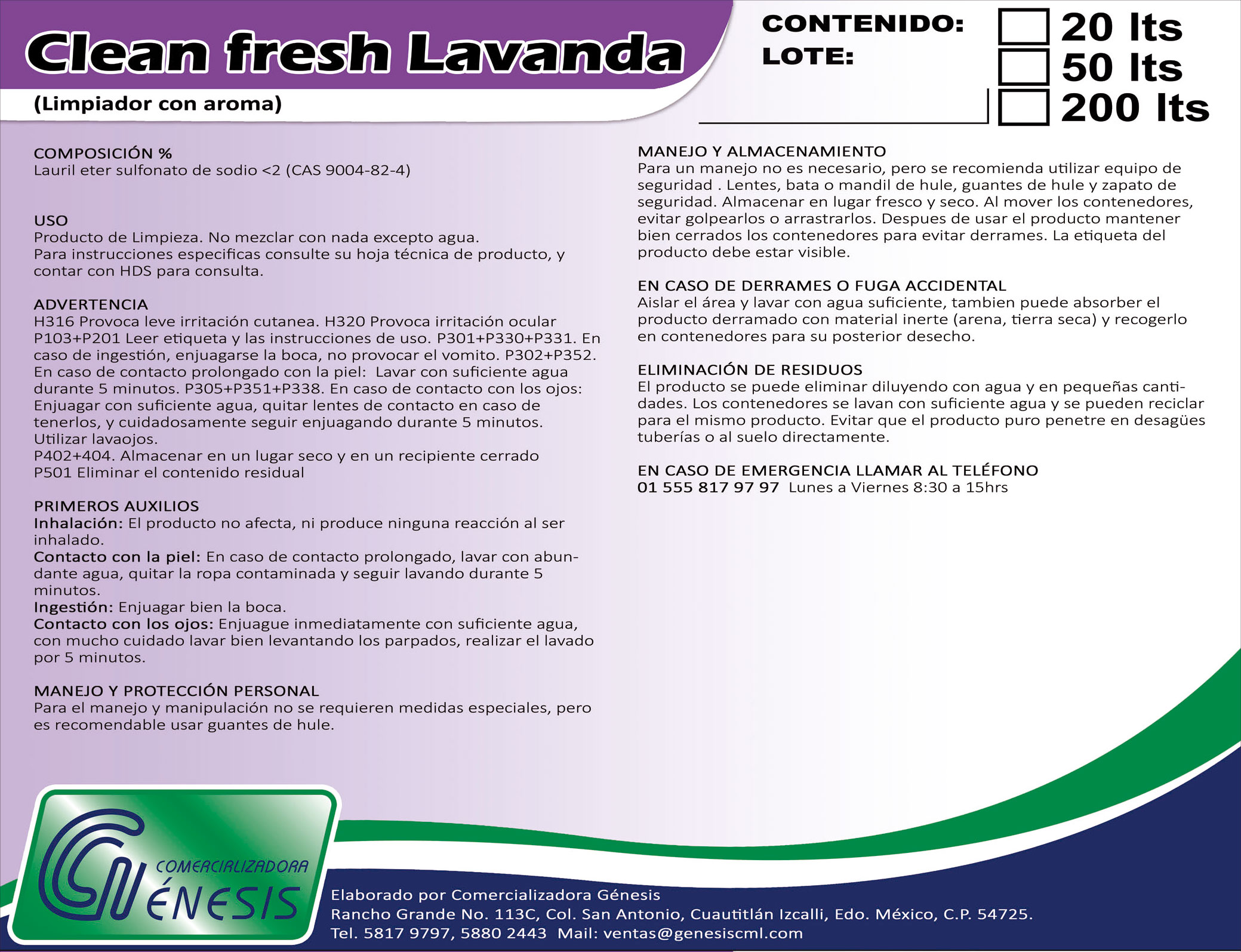 Clean fresh Lavanda Clean fresh Lavanda