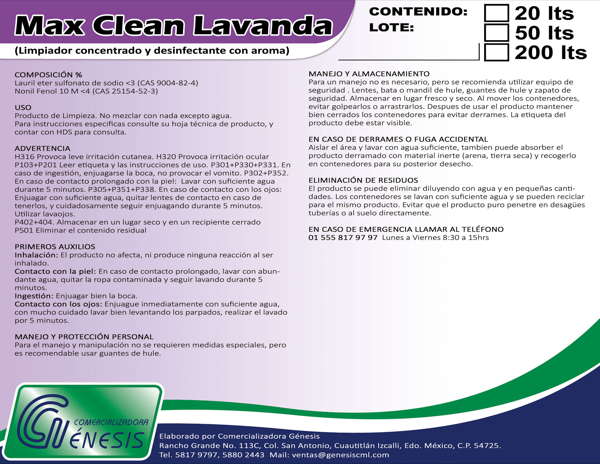 Max Clean Lavanda Max Clean Lavanda
